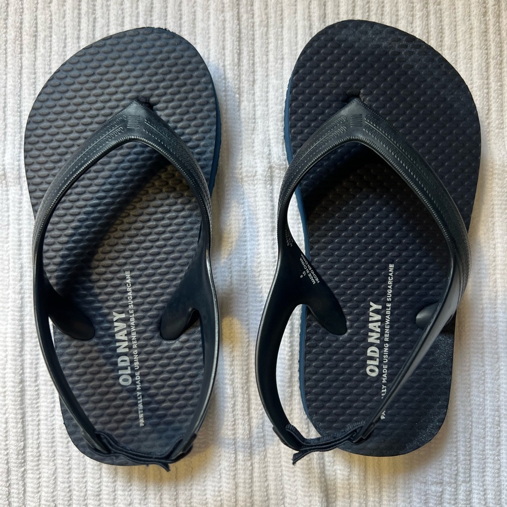 Old Navy Toddler Flip Flop Navy Size 8